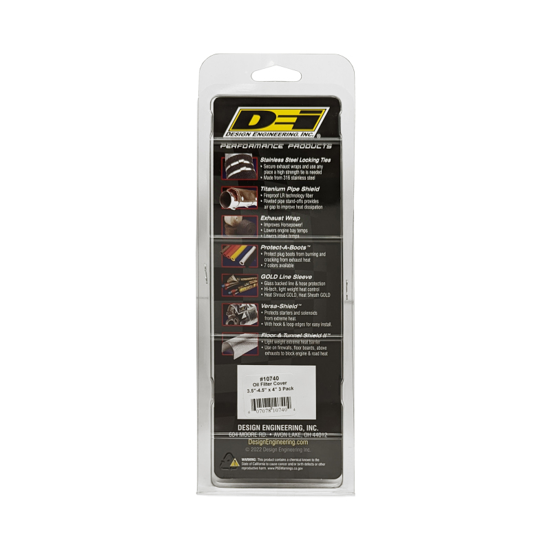 Picture of DEI Heat Shields-Oil Filter - 10740