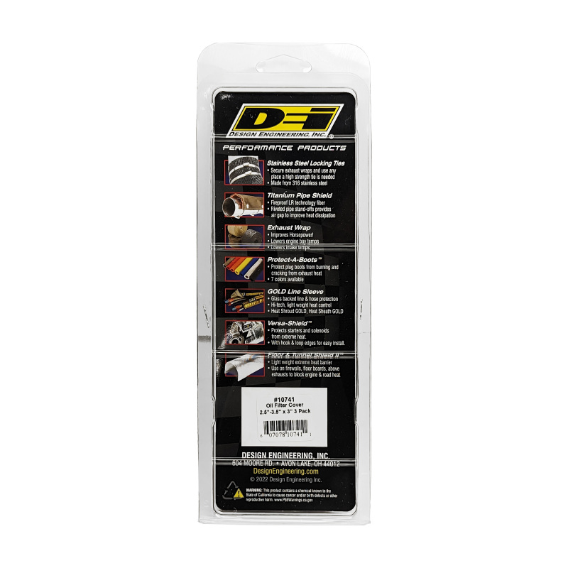 Picture of DEI Heat Shields-Oil Filter - 10741