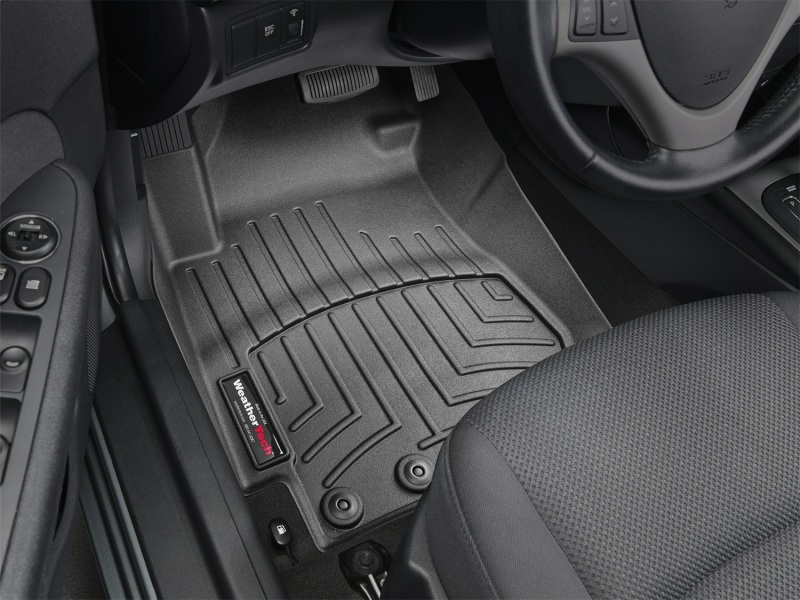 Picture of WeatherTech WT FloorLiner-Front-Blk Floor Mats - 447501