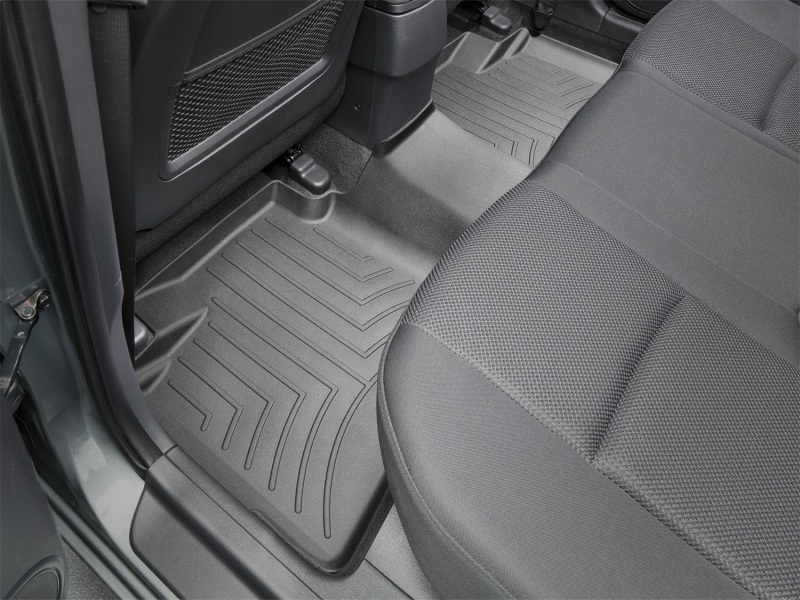 Picture of WeatherTech WT FloorLiner-Rear-Blk Floor Mats - 447502