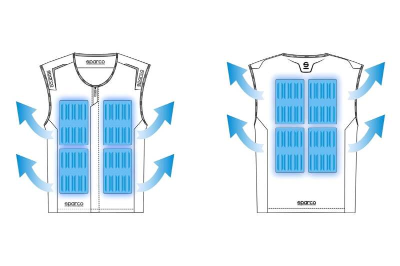 Picture of SPARCO SPA Ice Vests - 001014SI4XL