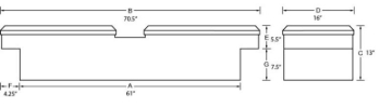 Picture of Tradesman TRA Cross Bed Box-Alum Truck Boxes & Storage - 111051