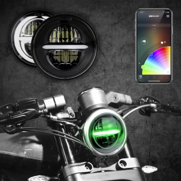 Picture of XKGLOW XKG Moto Headlights - XK-5IN-KIT-B