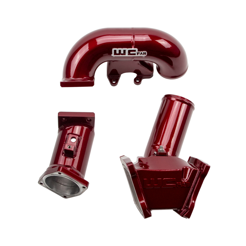 Picture of Wehrli WCF Y-Bridge Kit Intake Elbows - WCF100164-RED