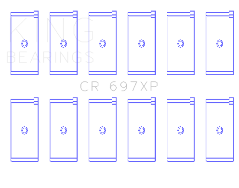 Picture of King Engine Bearings KING Connecting Rod Bearings - CR697XP