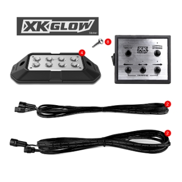 Picture of XKGLOW XKG Strobe Lights Light Bars & Cubes - XK052001-4R