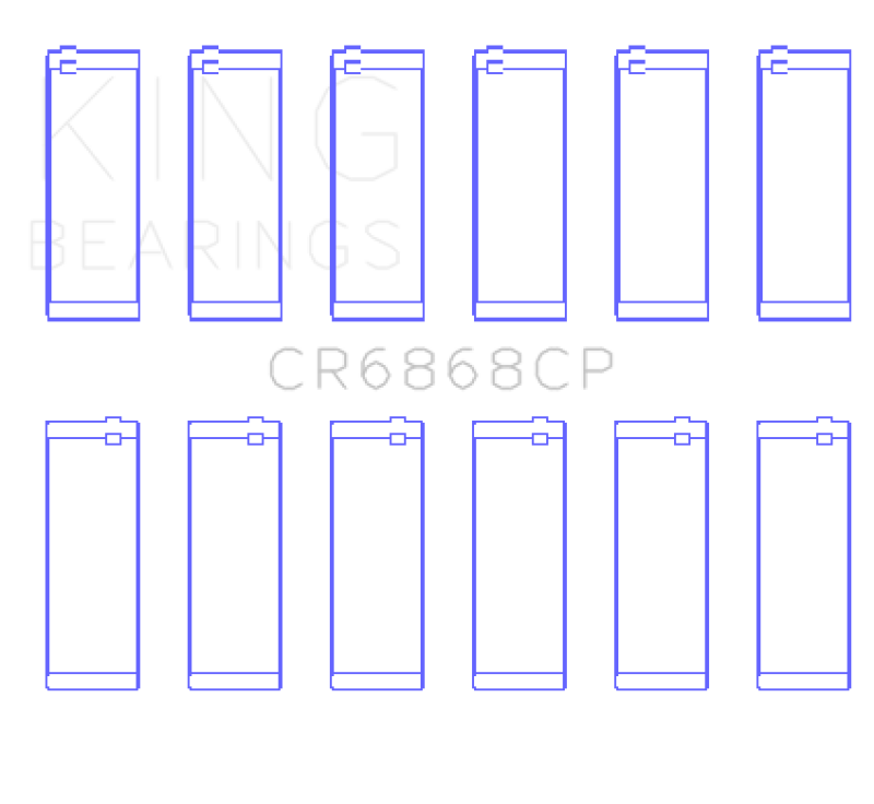 Picture of King Engine Bearings KING Connecting Rod Bearings - CR6868CP0.25