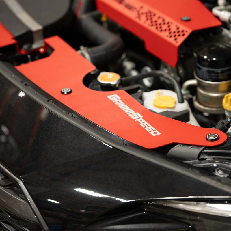 Picture of GrimmSpeed GRM Radiator Shrouds - GRM113090RED