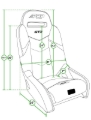 Picture of PRP Seats PRP Powersport GT3 UTV Seat - A7301-PORXP-C66-203