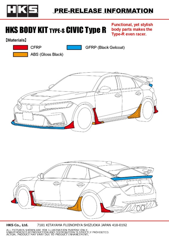 Picture of HKS Premium Body Kits - 53004-AH002