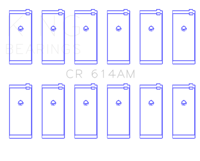 Picture of King Engine Bearings KING Rod Bearings - CR614AM040