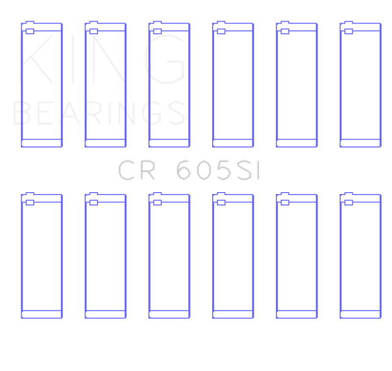 Picture of King Engine Bearings KING Connecting Rod Bearings - CR605SI.026