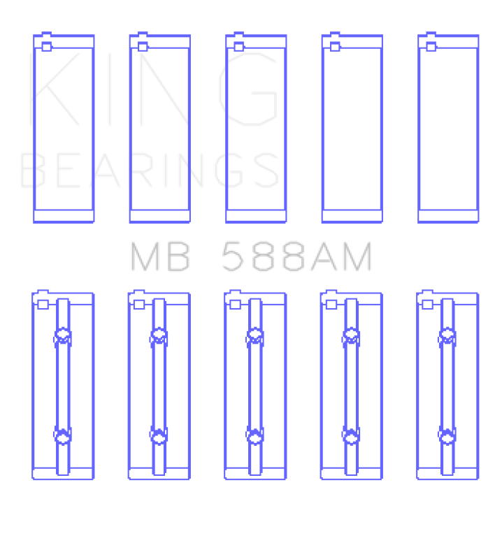 Picture of King Engine Bearings KING Main Bearings - MB588AM0.75