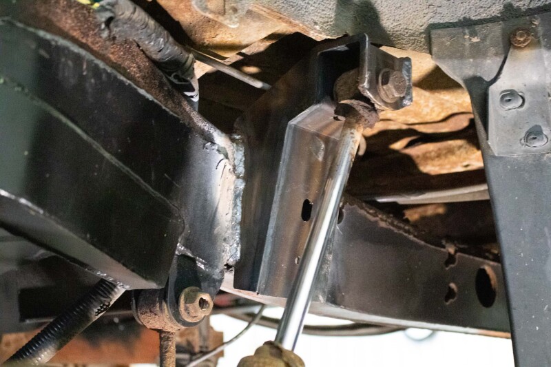 Picture of RBR Rear Frame Section - Rustbuster Rear Shock Mount Left Side rbrRB7405L