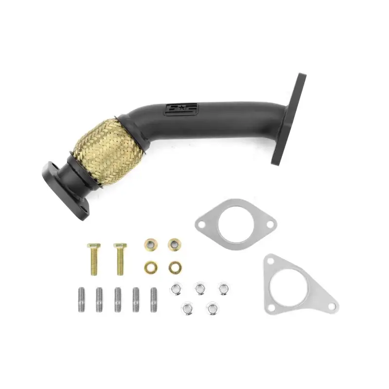 Picture of GrimmSpeed GRM Uppipes Connecting Pipes - GRM.1099.1.BLK