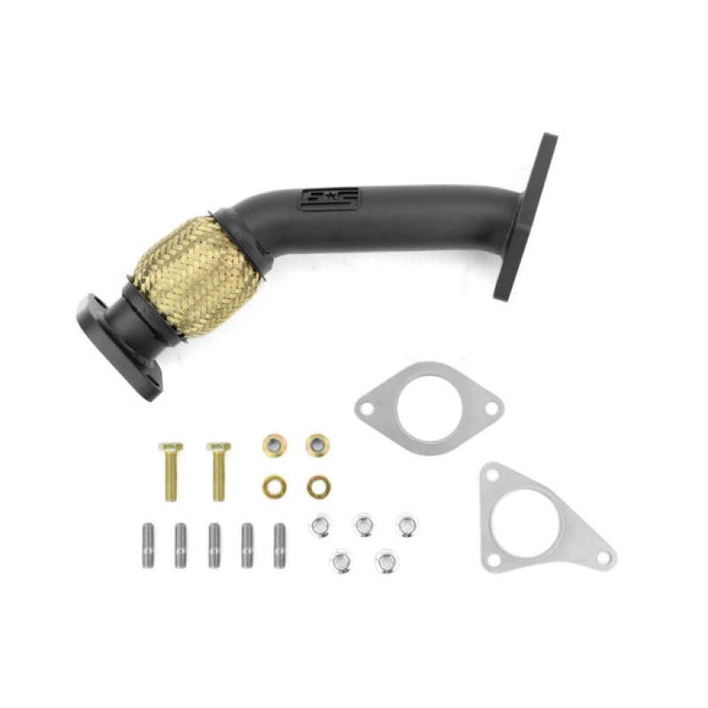 Picture of GrimmSpeed GRM Uppipes Connecting Pipes - GRM.1099.1.BLK