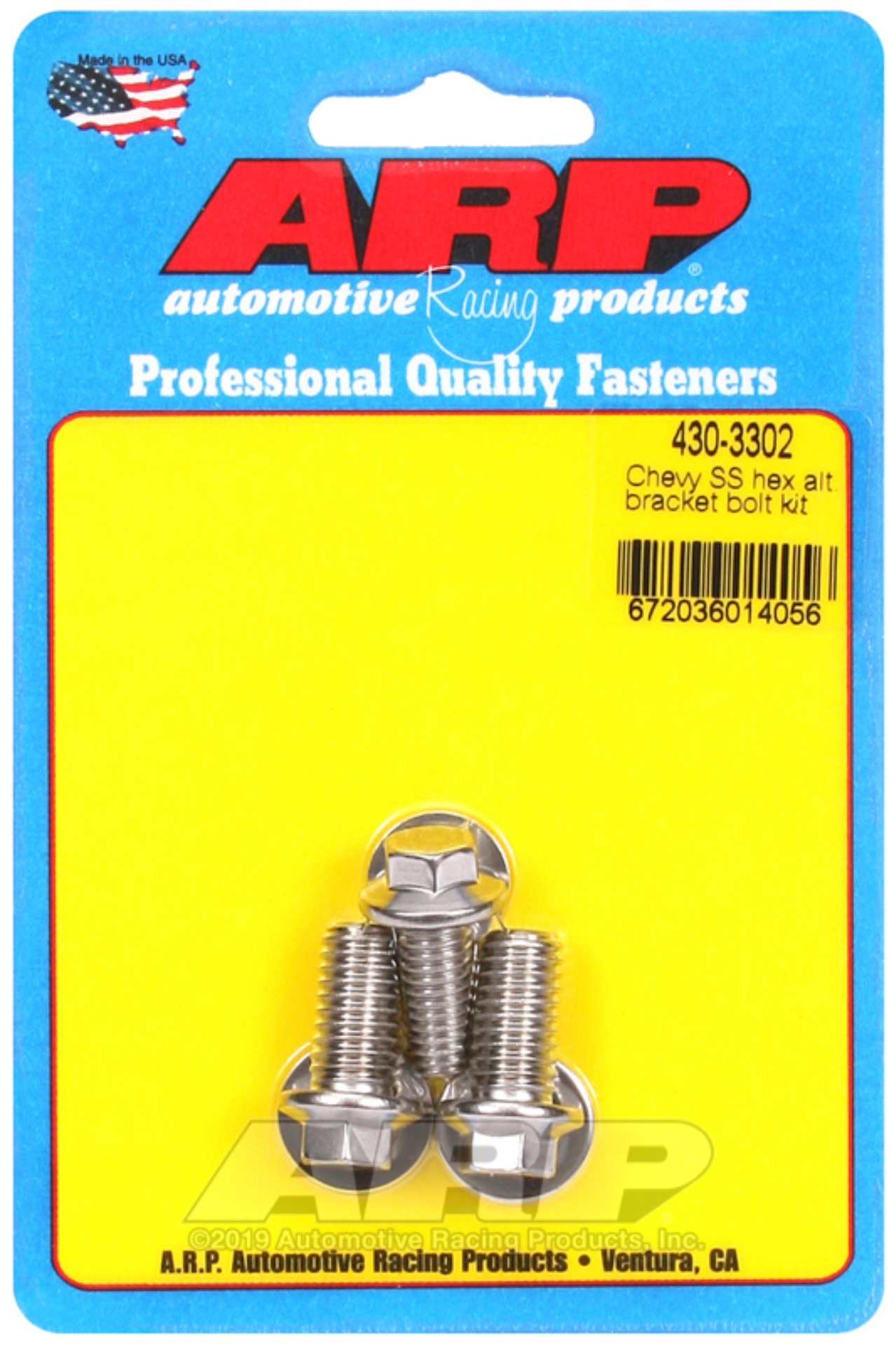 Picture of ARP Alternator Bracket Bolt Kits - 430-3302