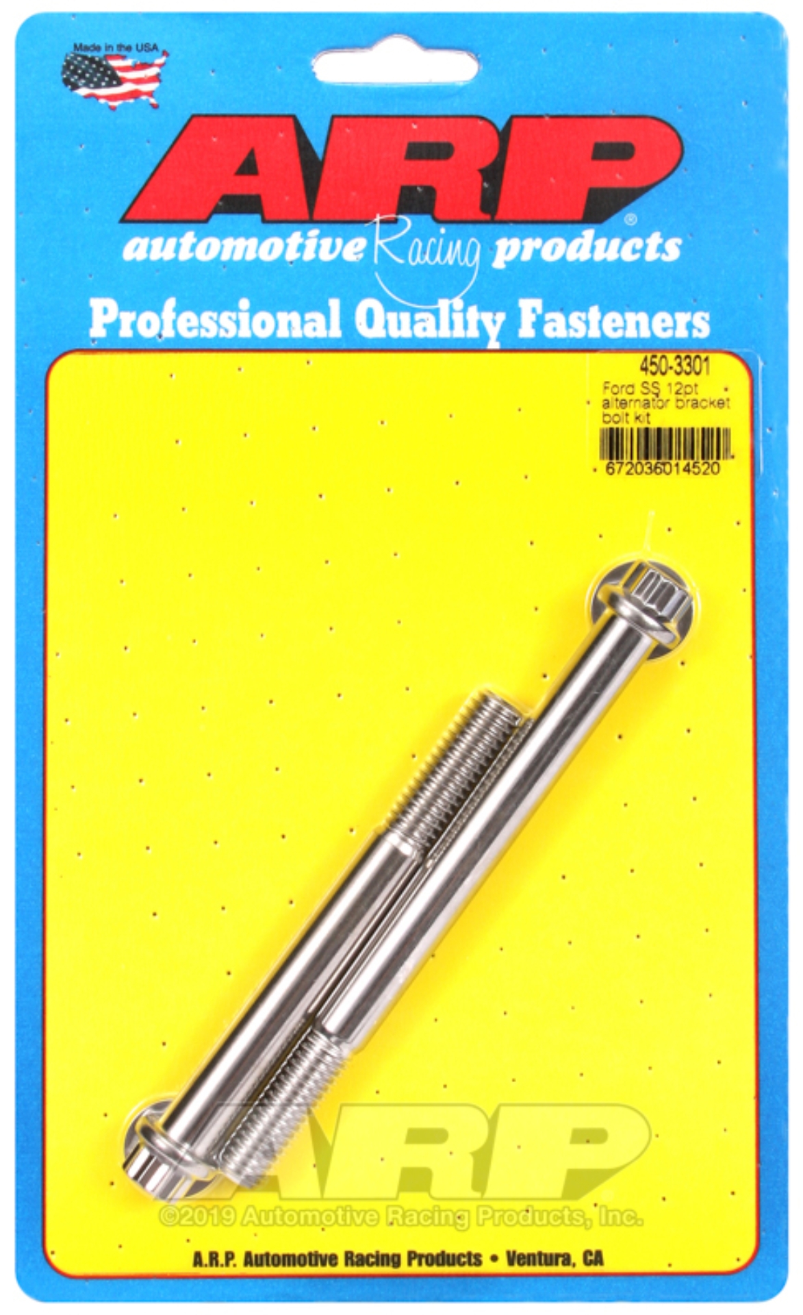 Picture of ARP Alternator Bracket Bolt Kits - 450-3301