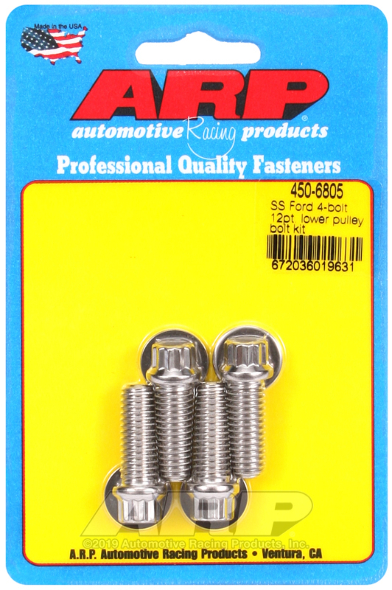 Picture of ARP Crank Pulley Bolts - 450-6805